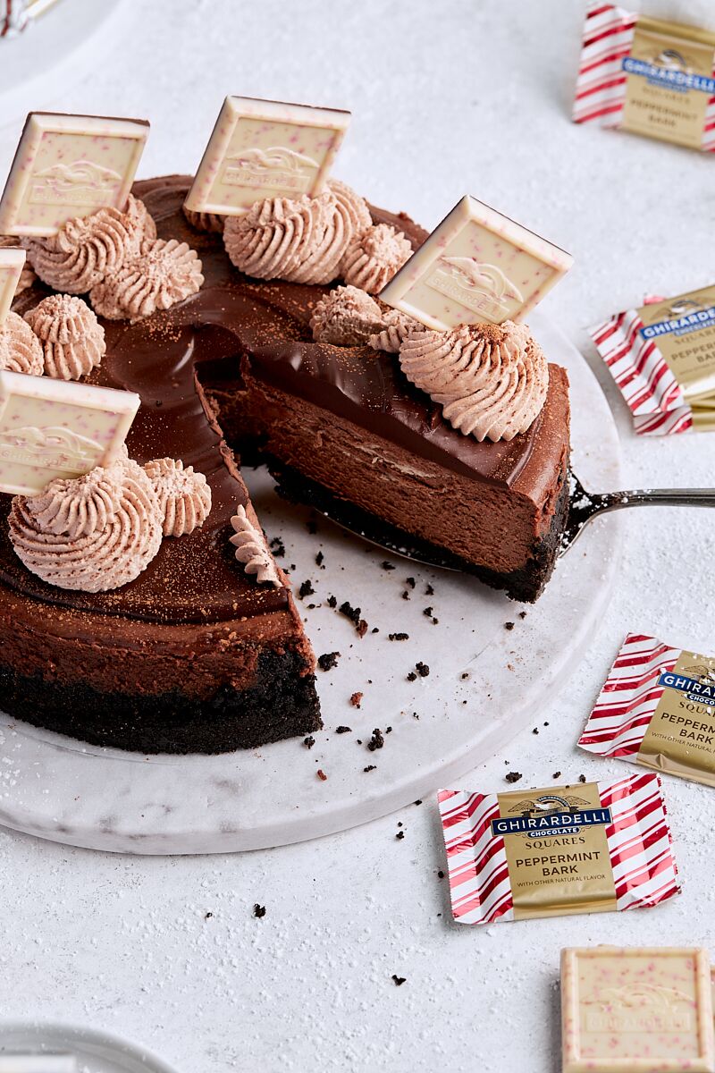 Chocolate Peppermint Cheesecake
