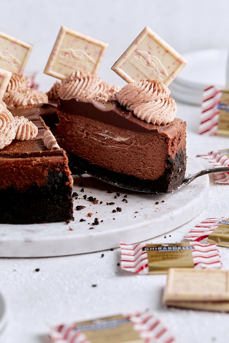 Chocolate Peppermint Cheesecake