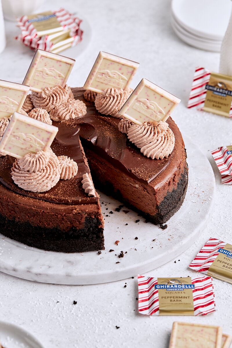 Chocolate Peppermint Cheesecake