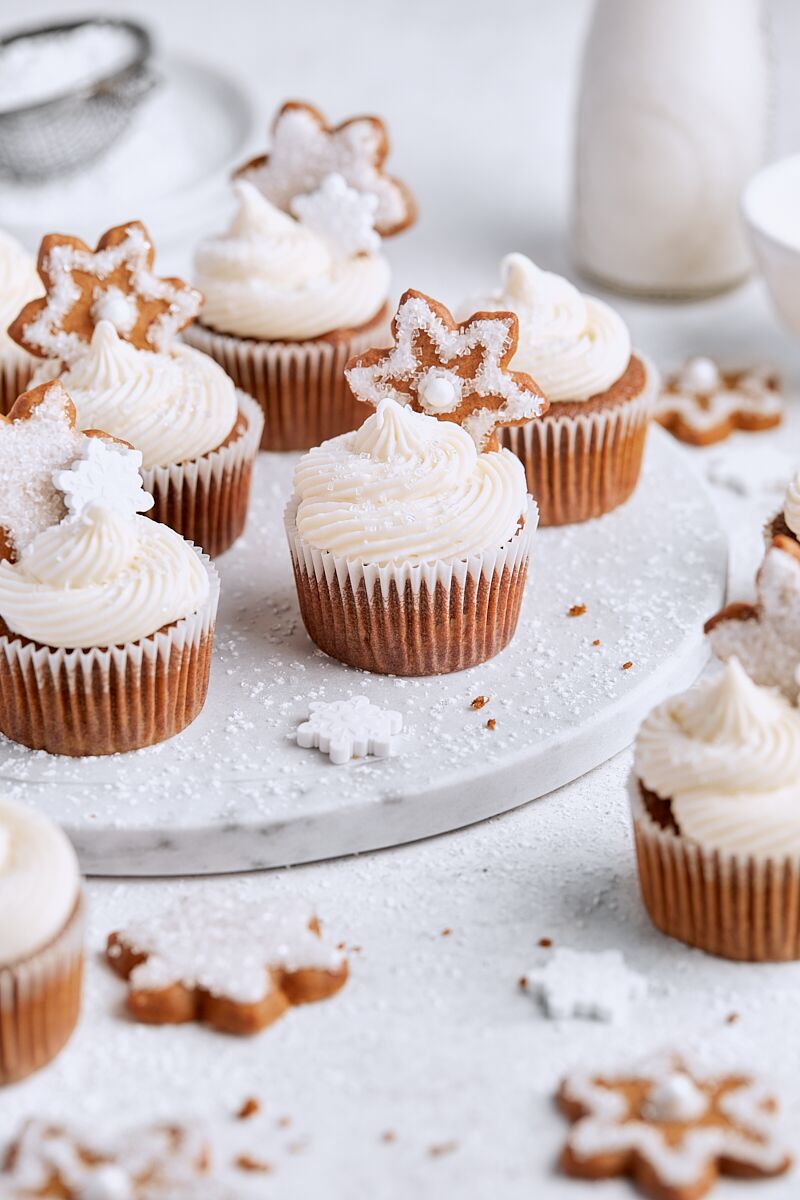 Classic Gingerbread Cupcakes