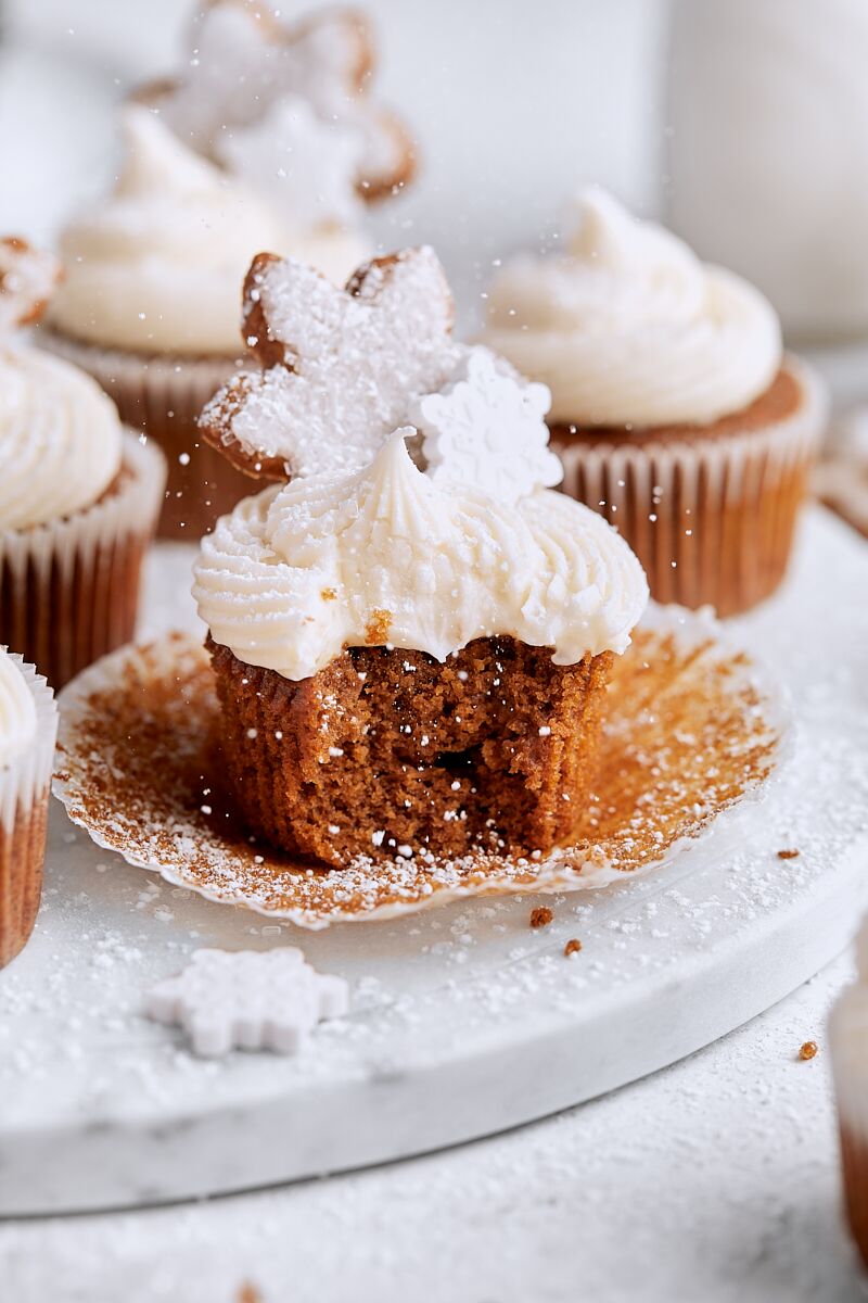 Classic Gingerbread Cupcakes
