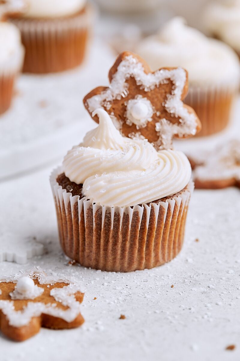 Classic Gingerbread Cupcakes