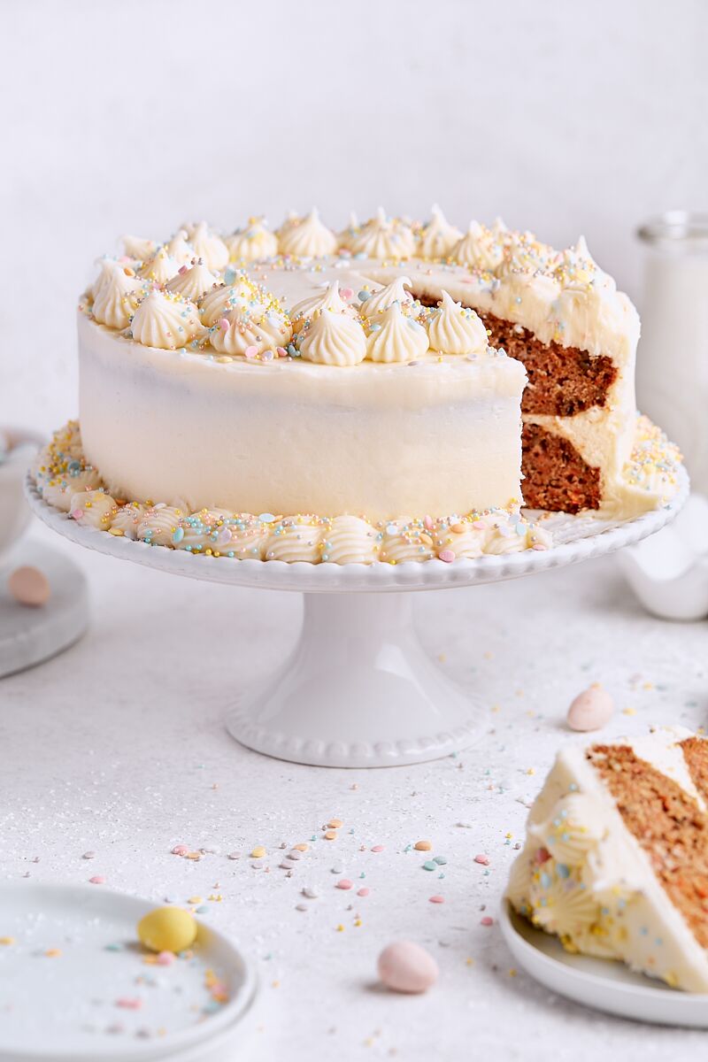 Carrot Cake White Chocolate Frosting