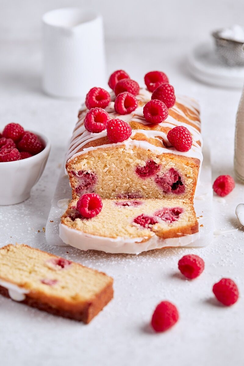 Raspberry Lemon Loaf Cake
