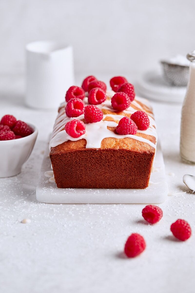 Raspberry Lemon Loaf Cake