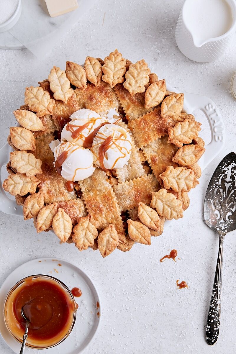 Salted Caramel Apple Pie