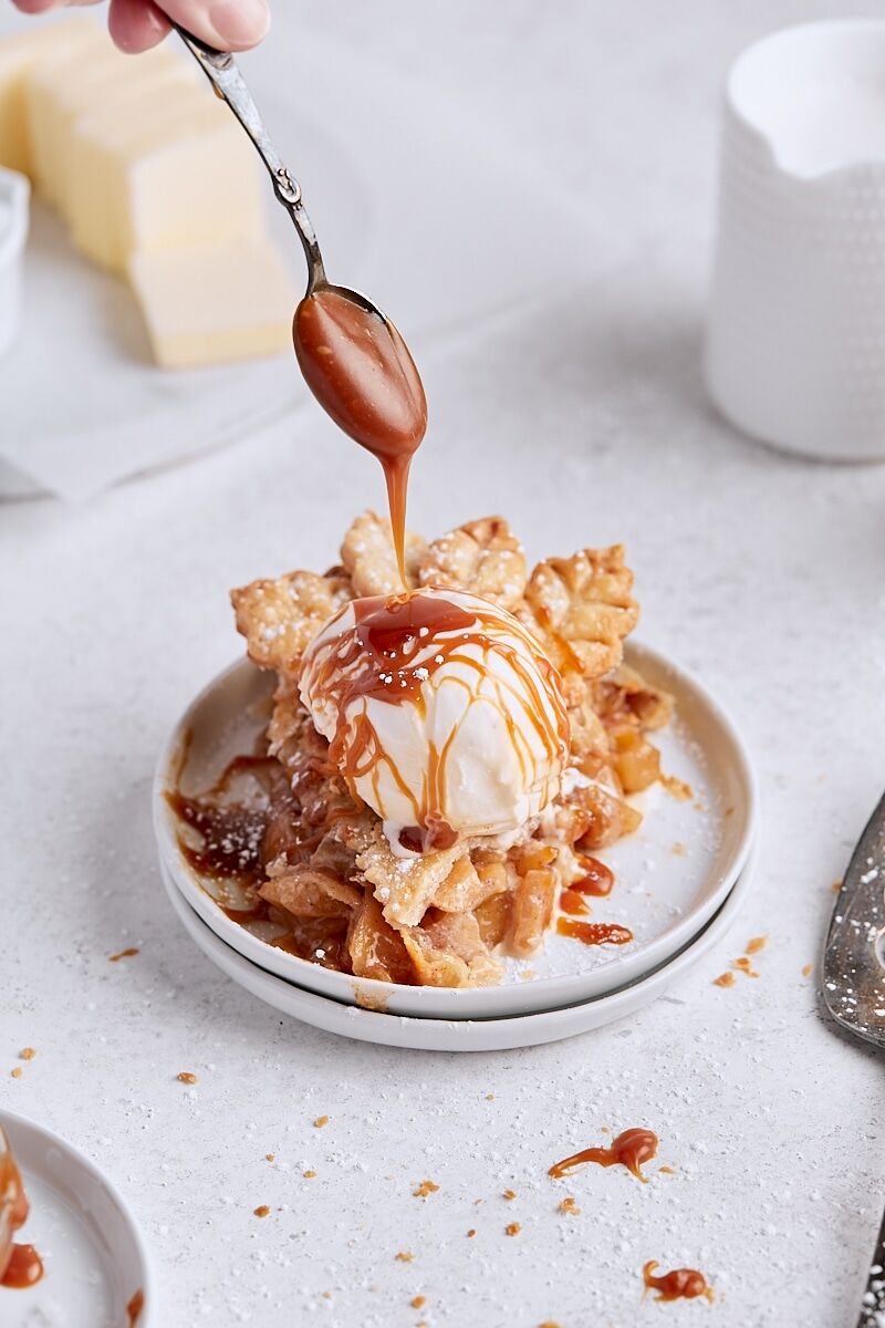 Salted Caramel Apple Pie