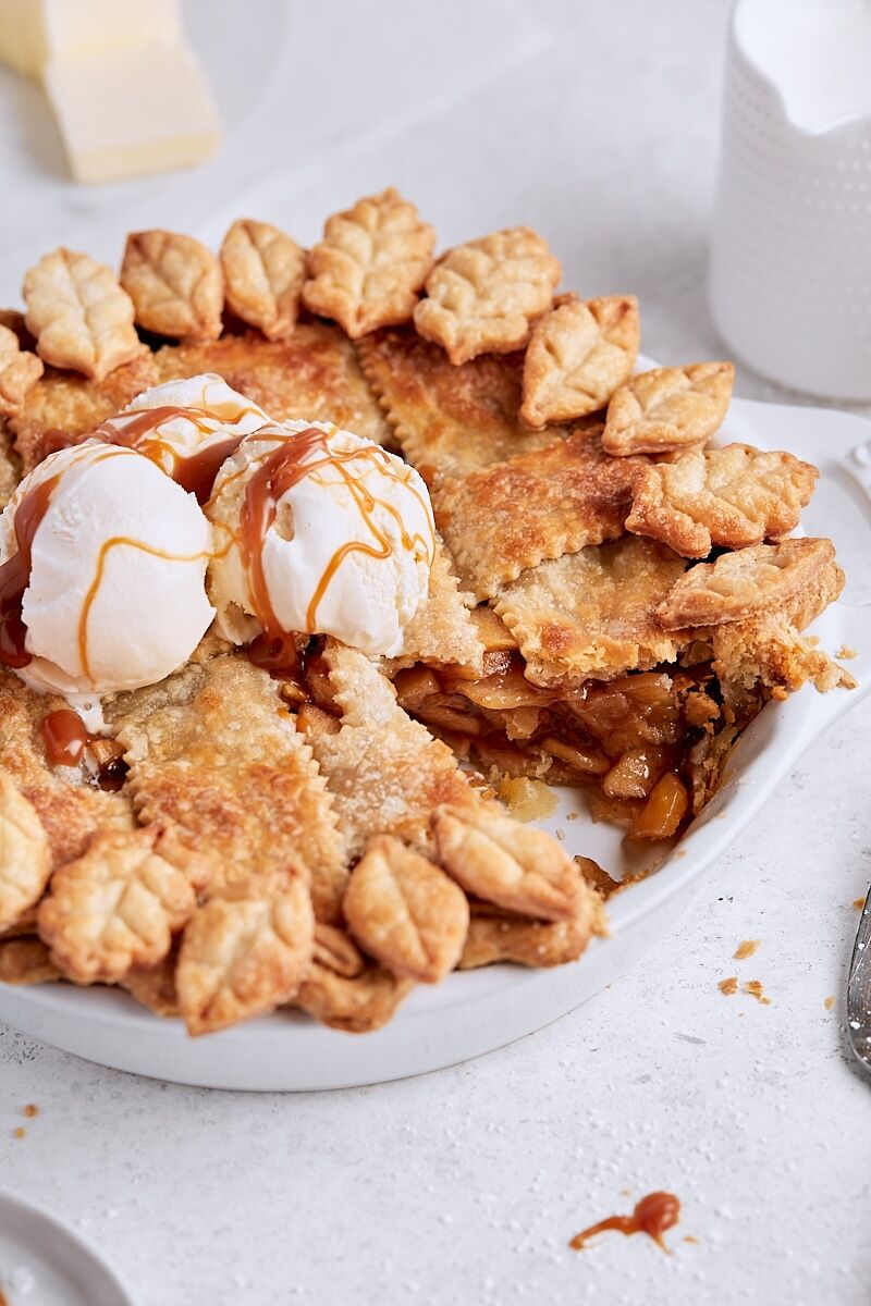 Salted Caramel Apple Pie