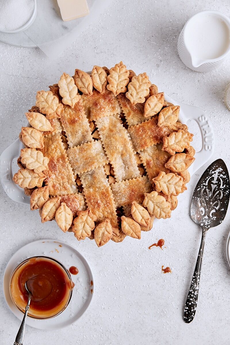 Salted Caramel Apple Pie