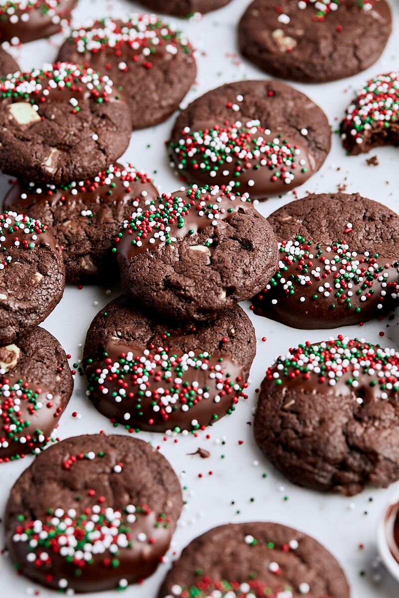 Double Chocolate Mint Cookies