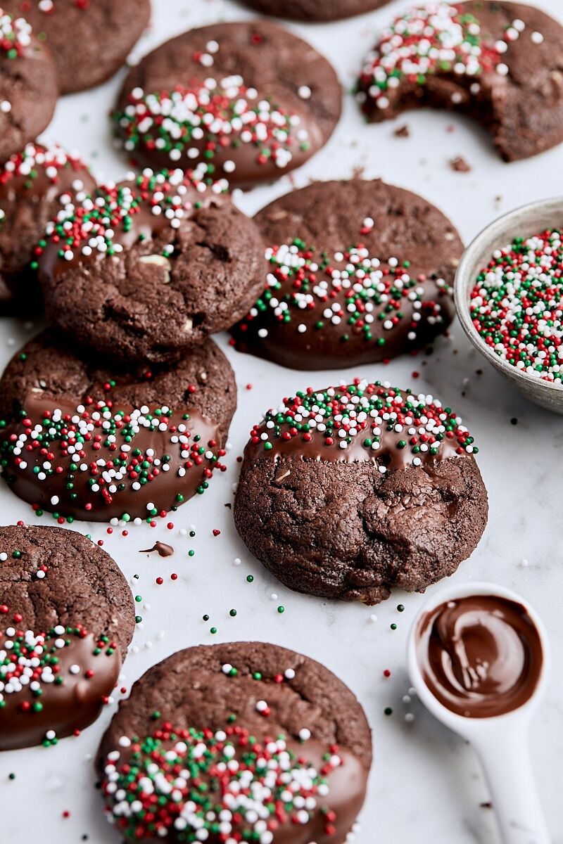 Double Chocolate Mint Cookies