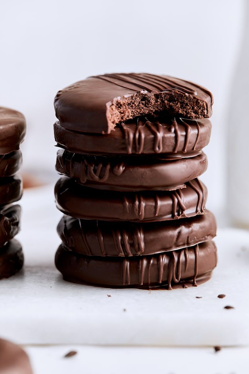 Homemade Thin Mint Cookies