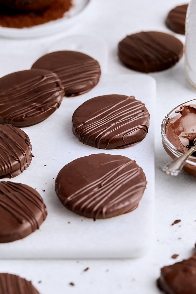 Homemade Thin Mint Cookies