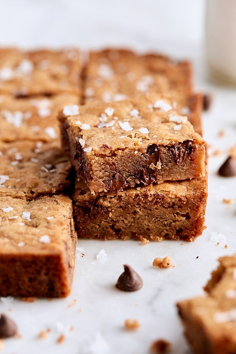 Chocolate Toffee Blondies