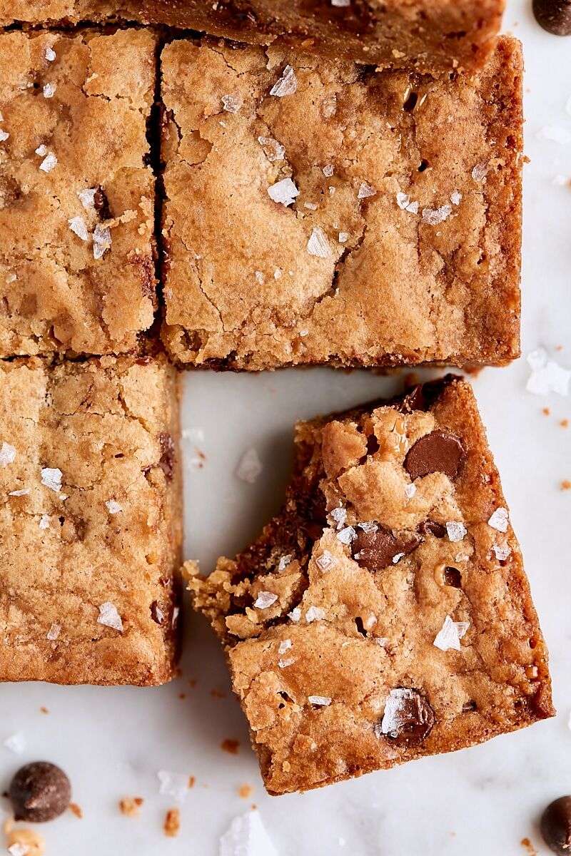 Chocolate Toffee Blondies