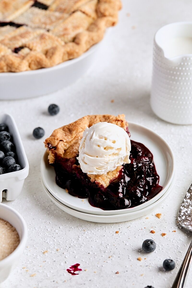 Homemade Blueberry Pie