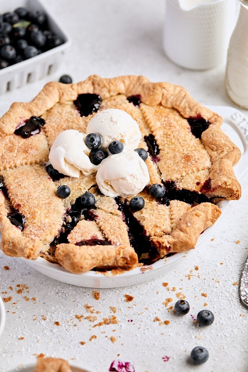 Homemade Blueberry Pie