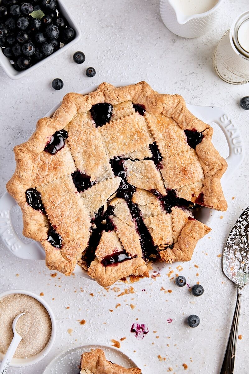Homemade Blueberry Pie