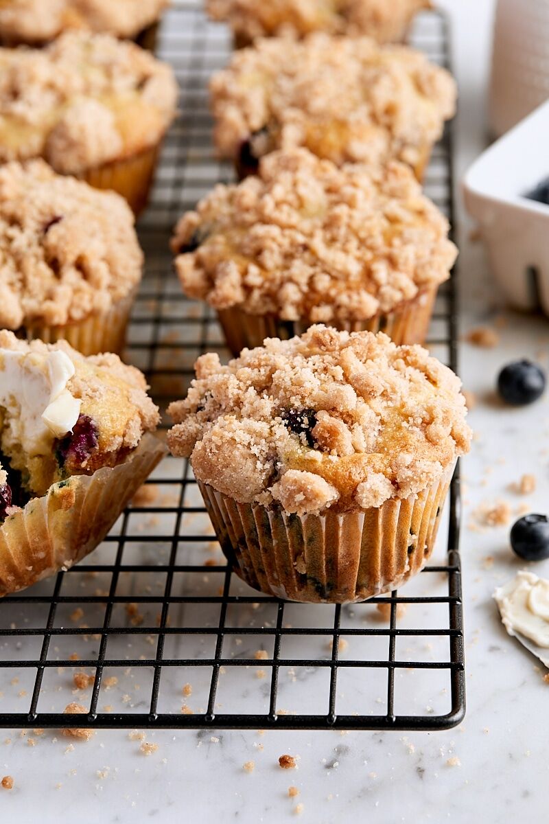 Blueberry Crumb Muffins