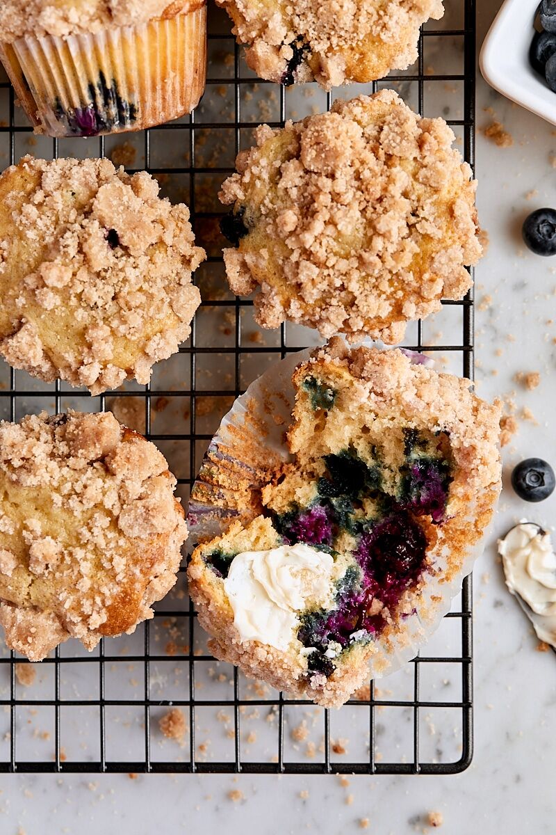 Blueberry Crumb Muffins