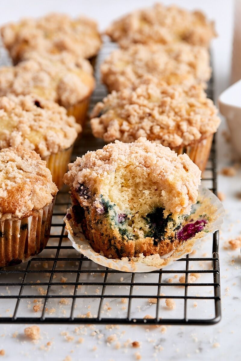 Blueberry Crumb Muffins