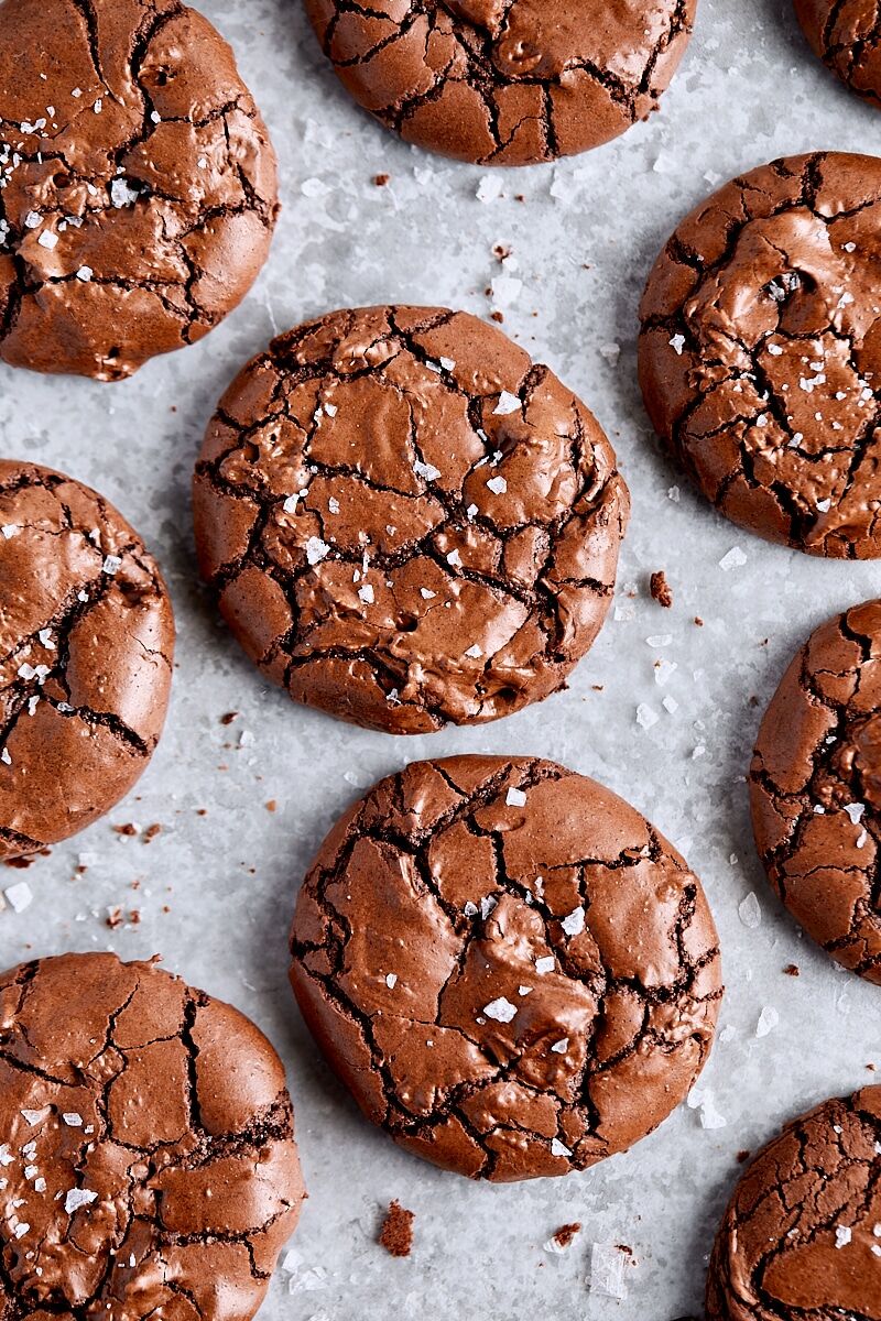 Salted Brownie Cookies