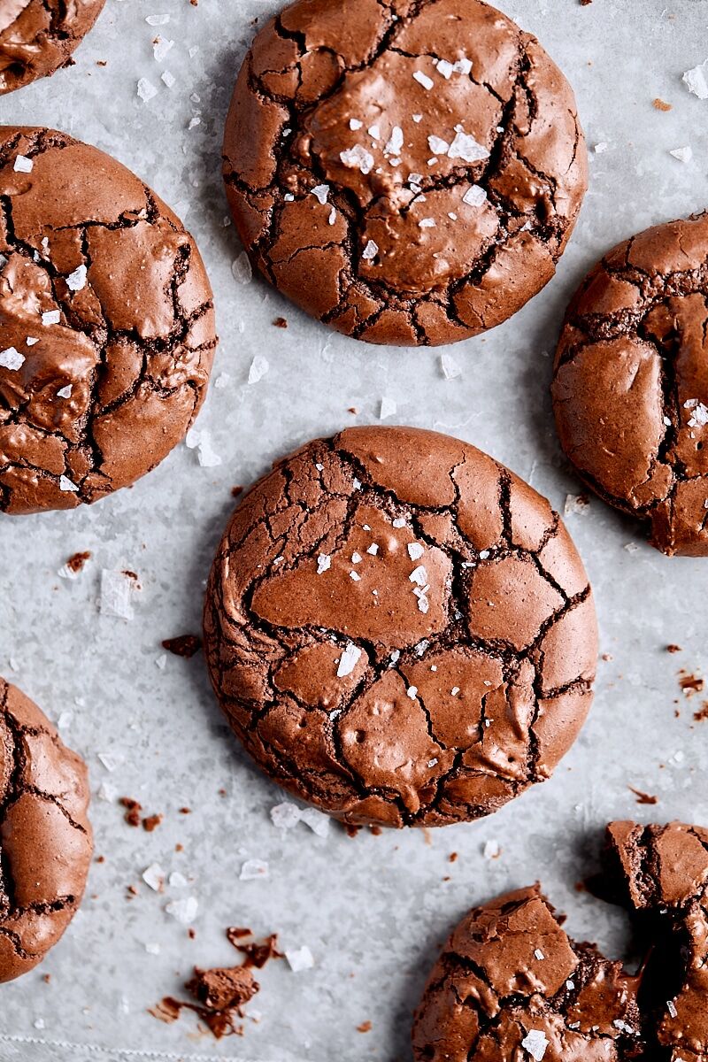 Salted Brownie Cookies