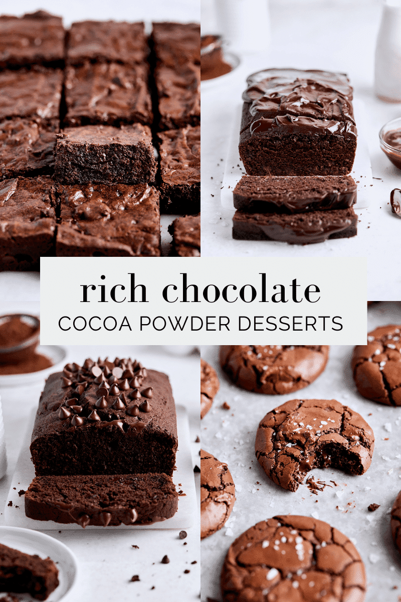 Chocolate Cocoa Powder Desserts