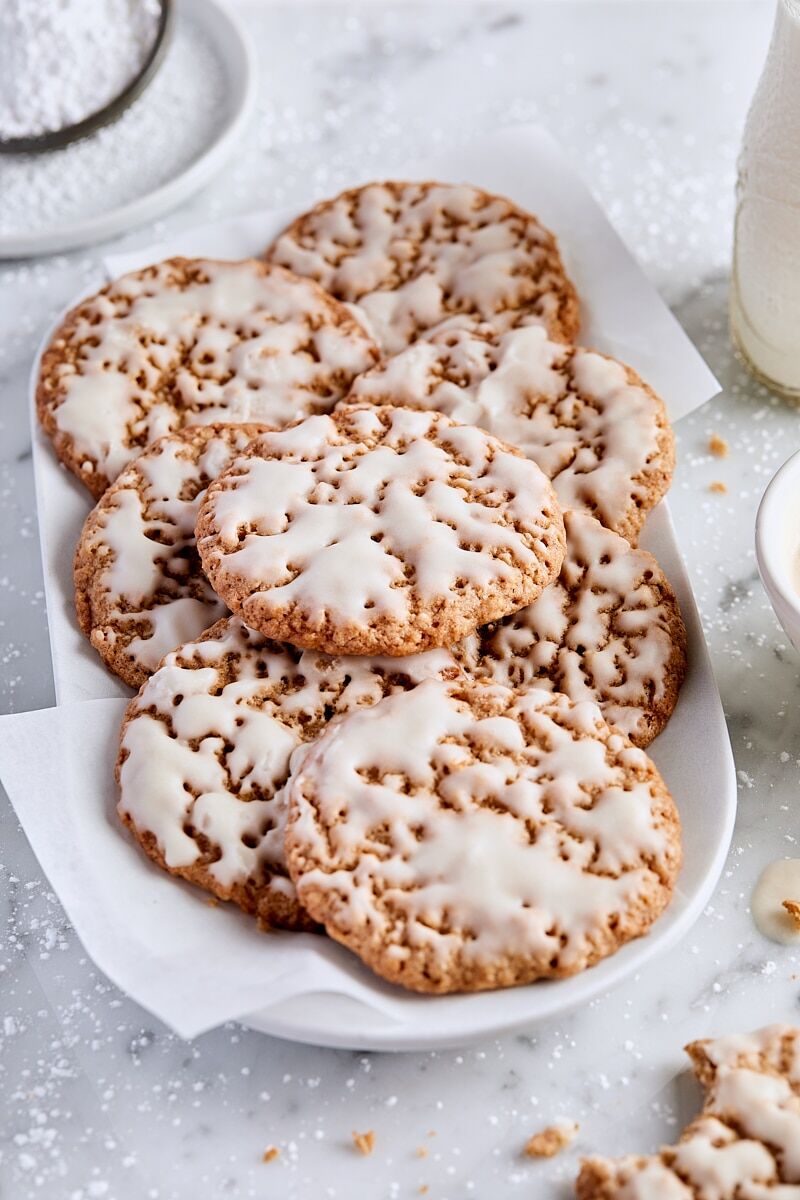 Iced Oatmeal Cookies