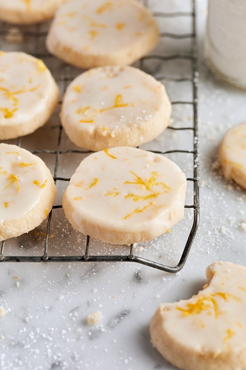 Lemon Shortbread Cookies