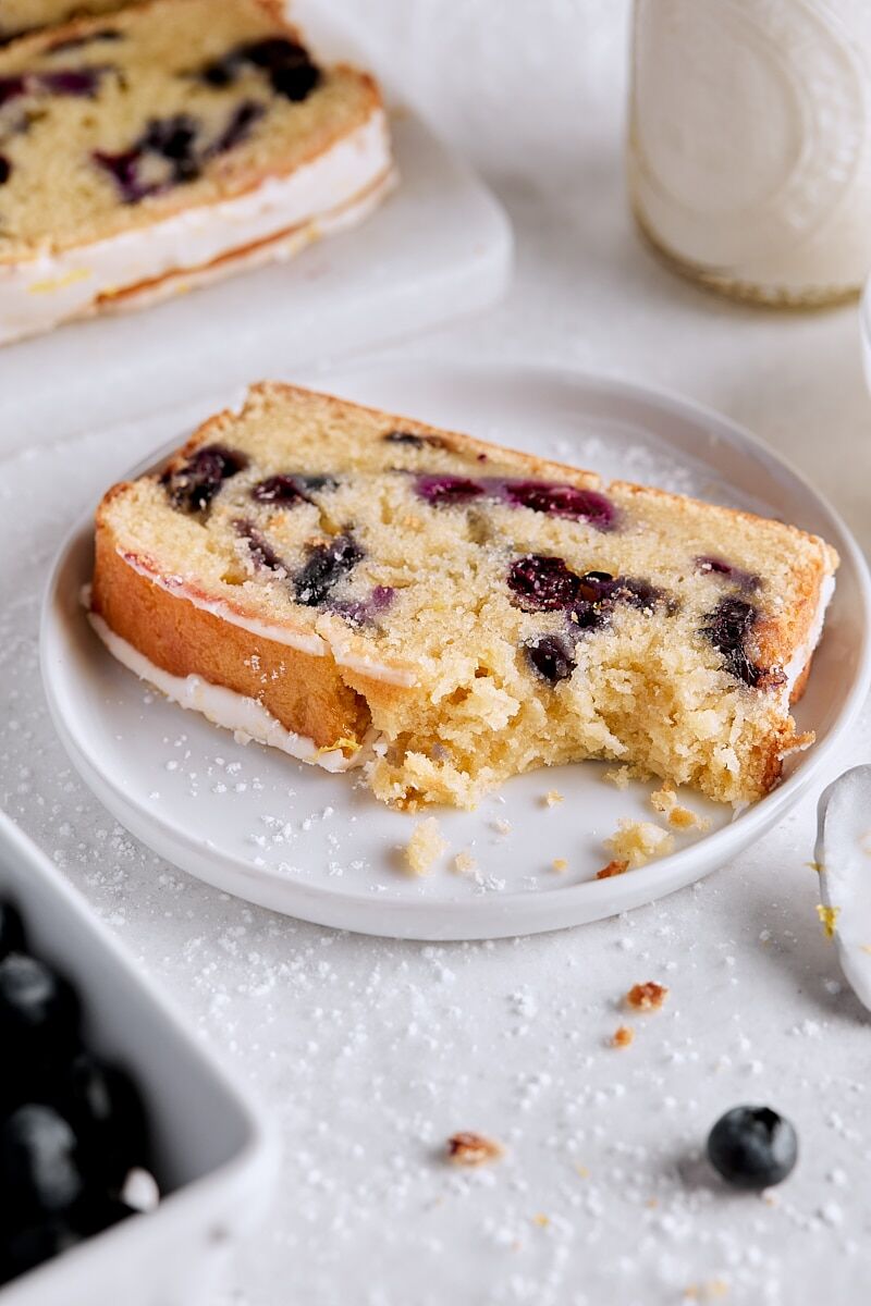 Blueberry Lemon Loaf Cake