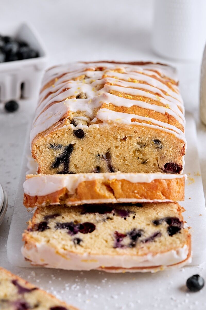 Blueberry Lemon Loaf Cake