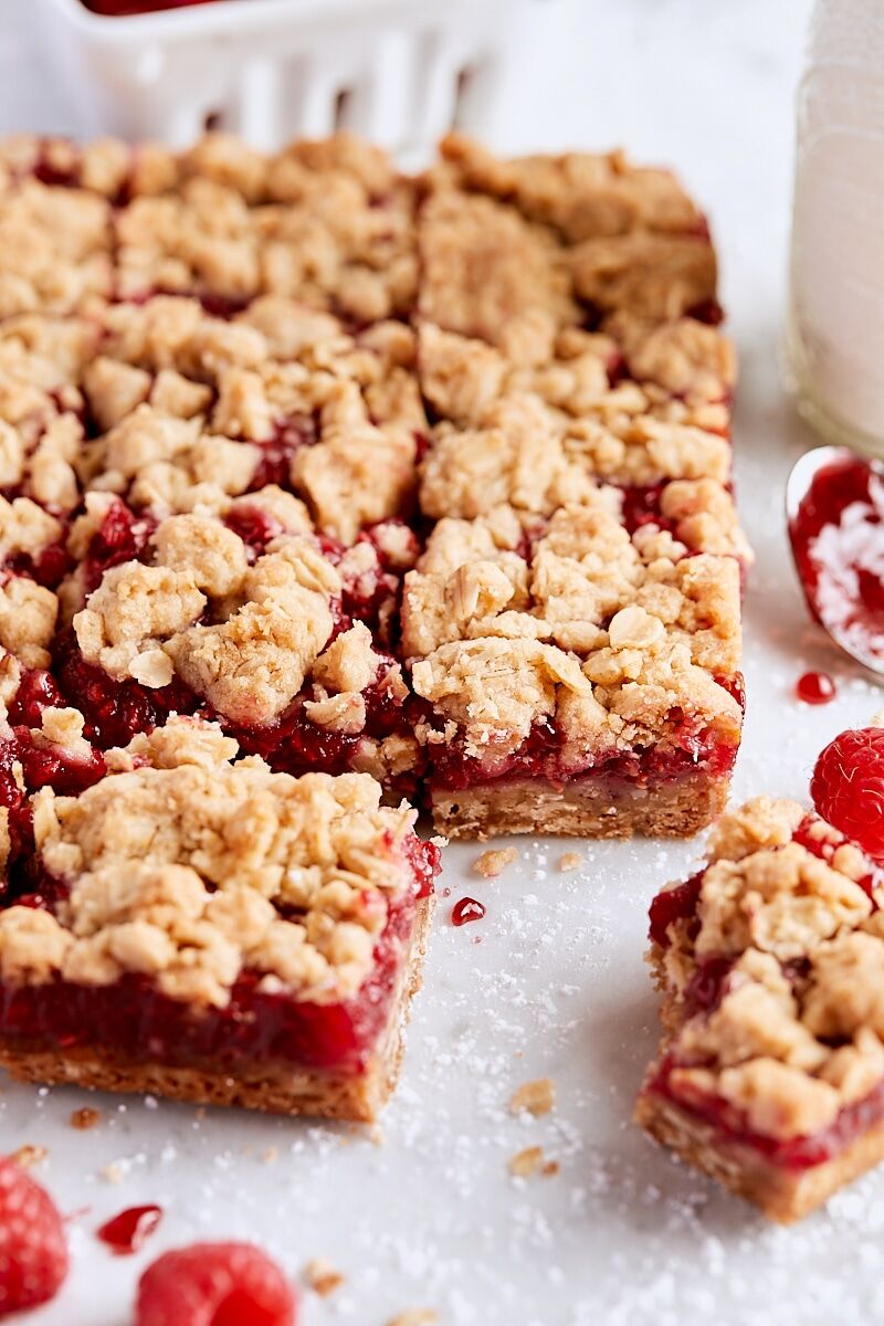 Raspberry Crumble Bars