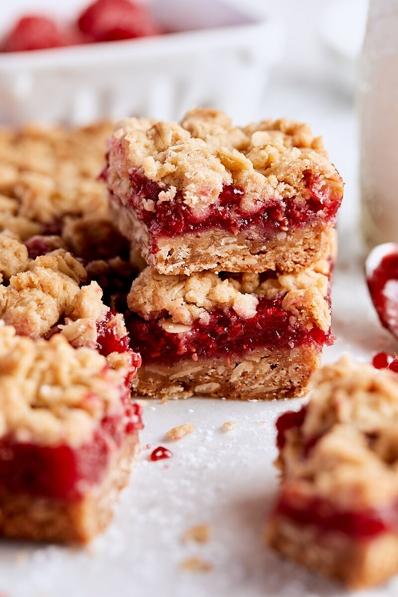 Raspberry Crumble Bars