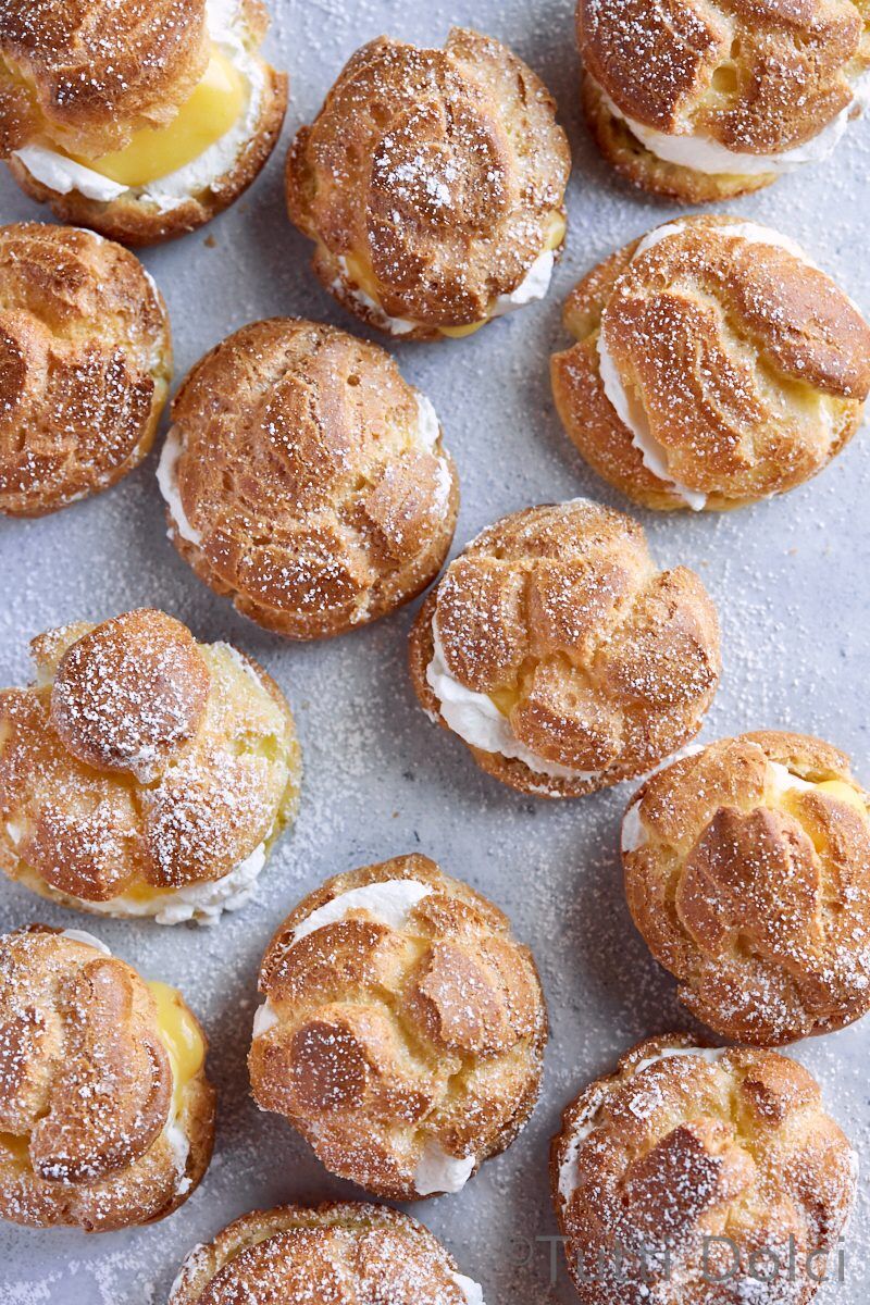 Meyer Lemon Cream Puffs