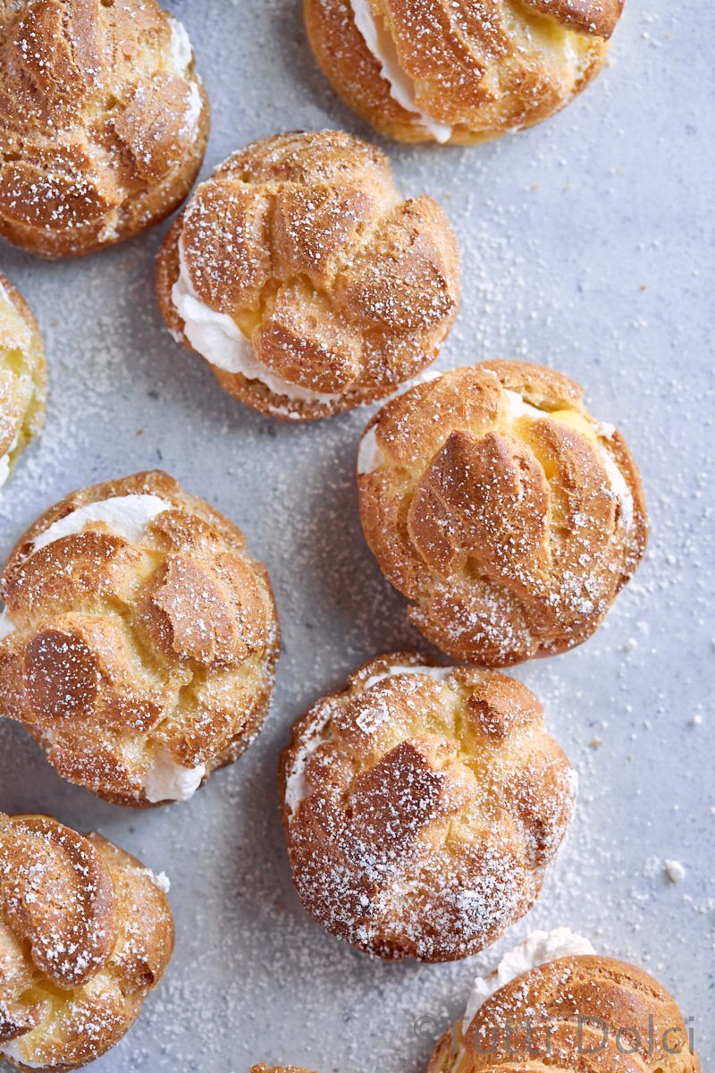 Meyer Lemon Cream Puffs