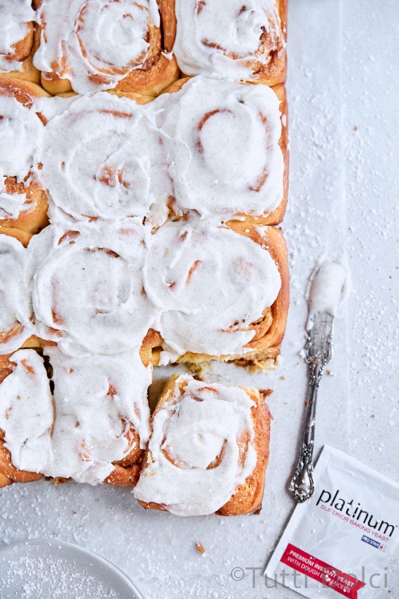 Overnight Brioche Cinnamon Rolls