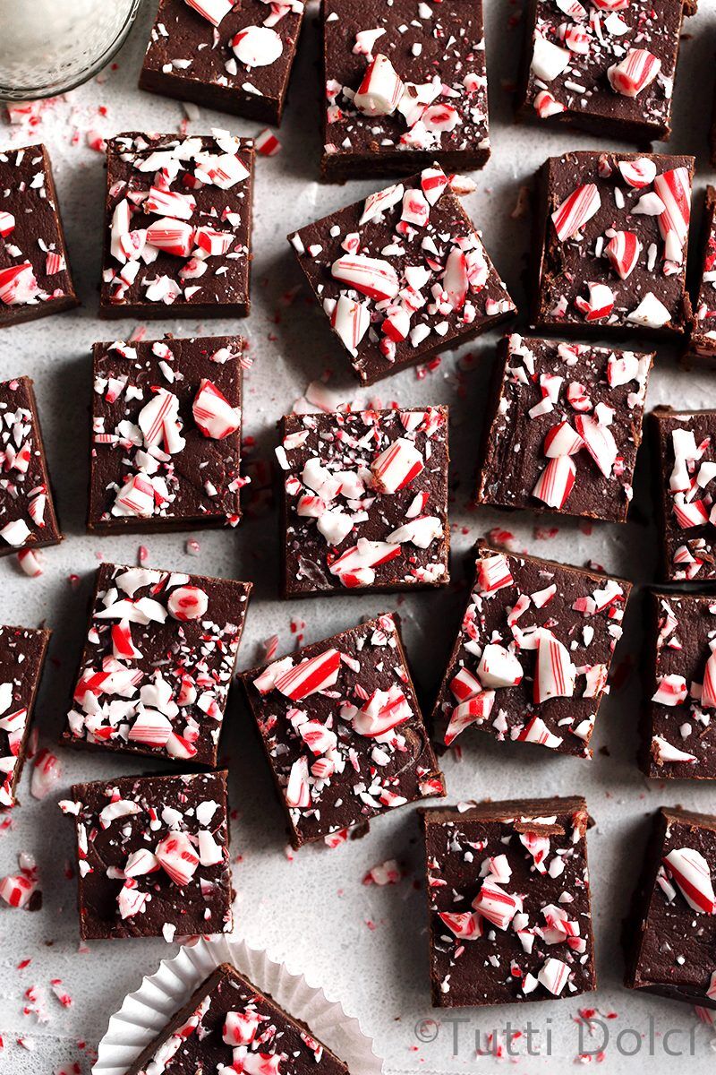 Peppermint Mocha Fudge