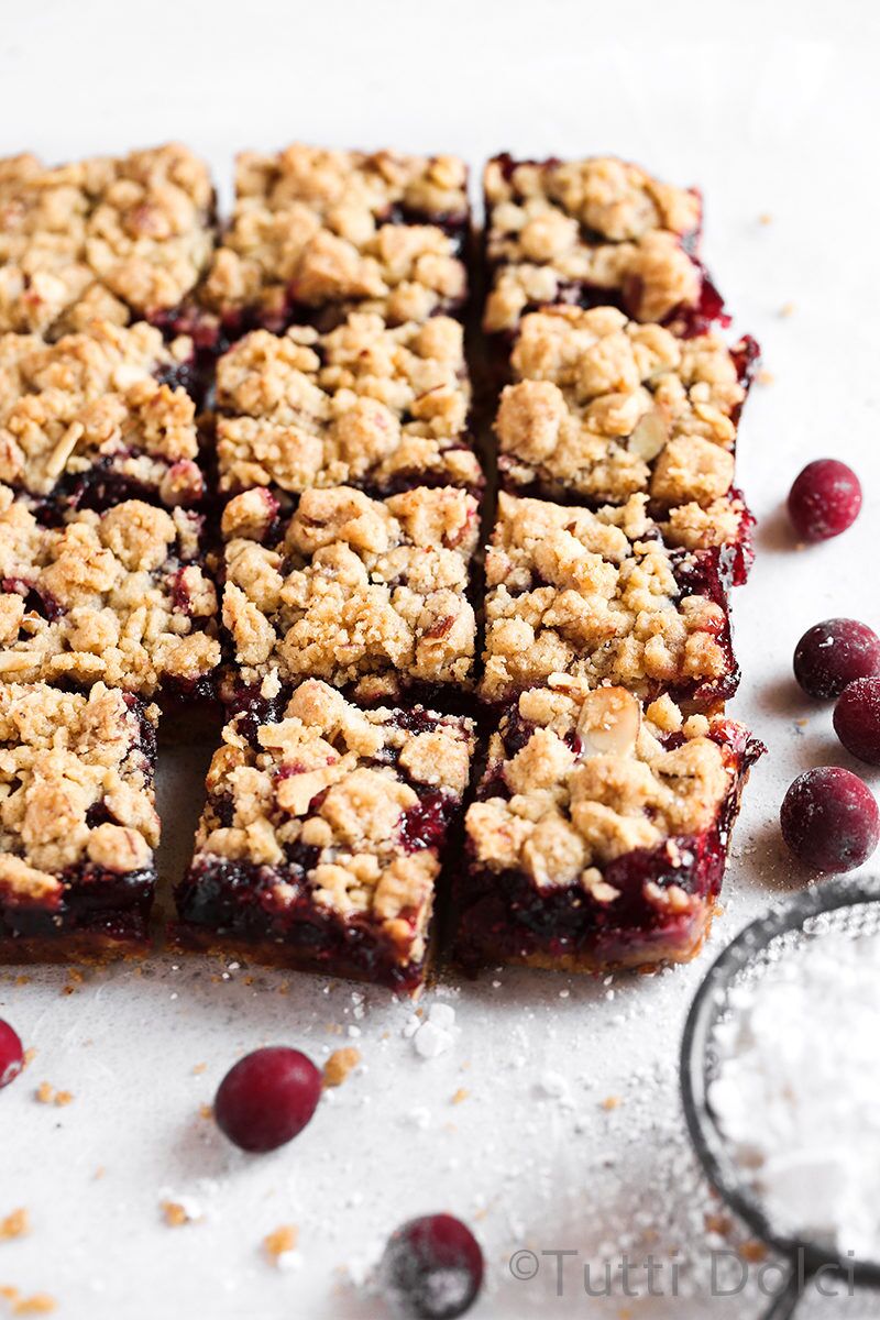 Cranberry Crumb Bars