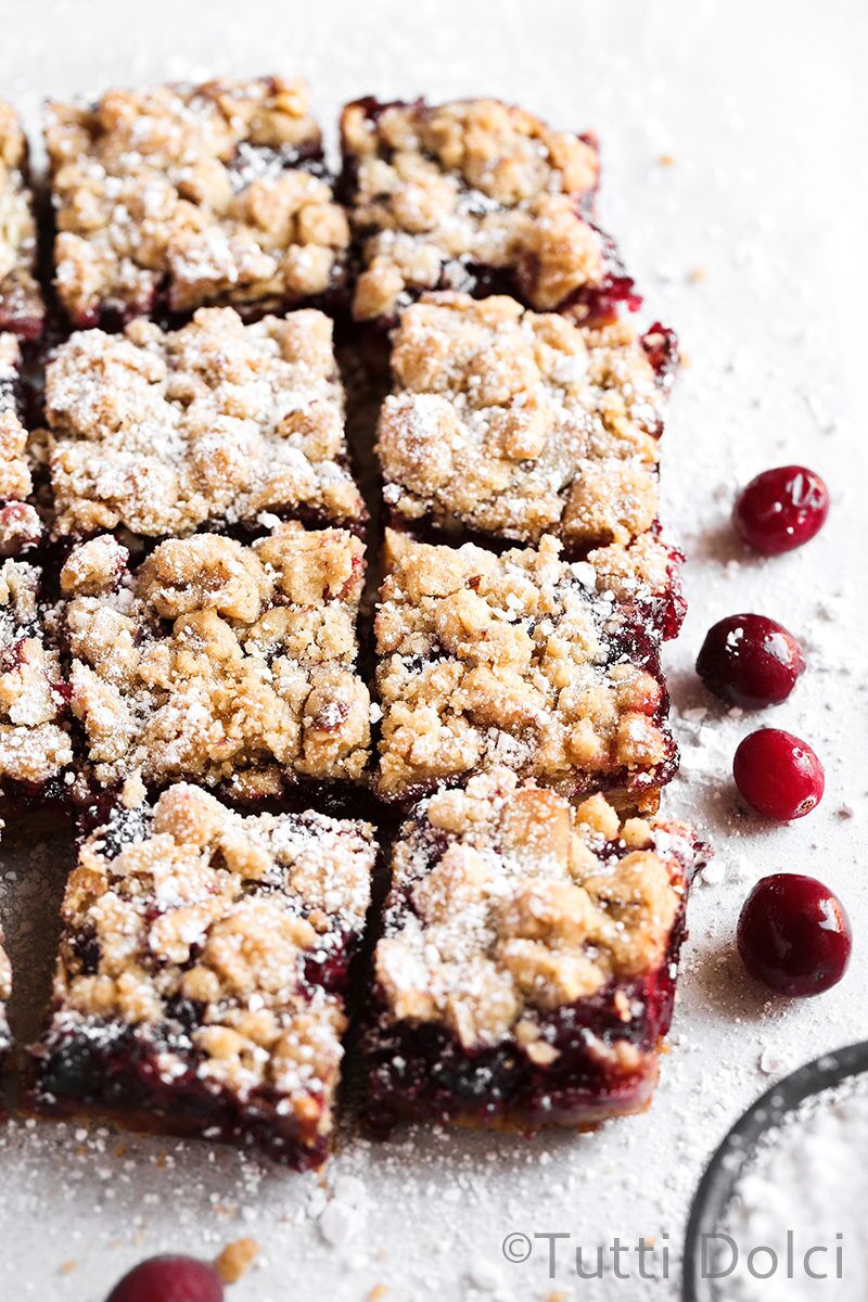Cranberry Crumb Bars