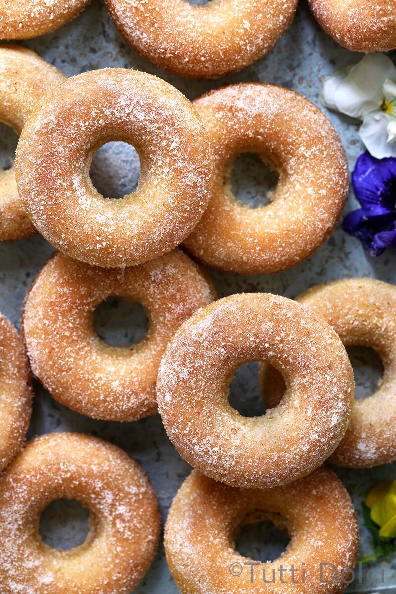 Baked Cinnamon Sugar Doughnuts
