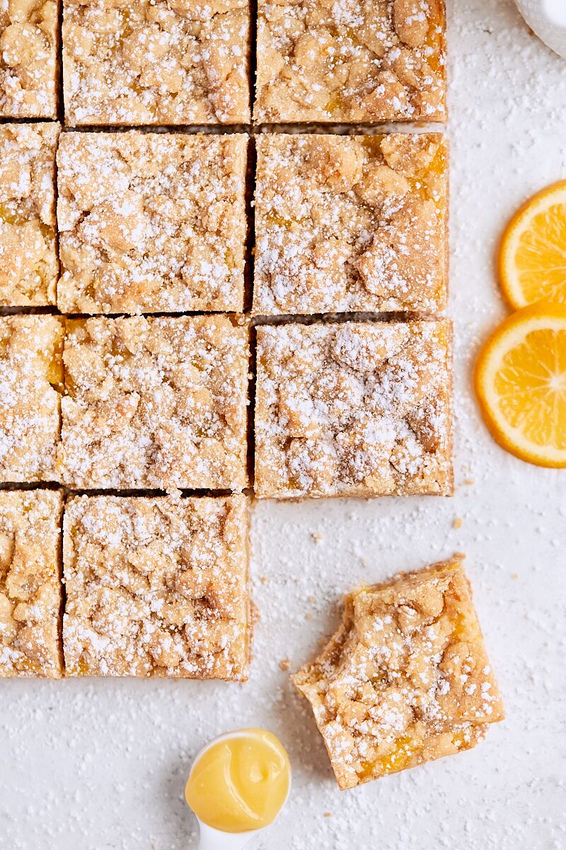 Meyer Lemon Crumb Bars