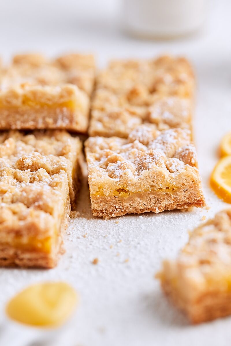 Meyer Lemon Crumb Bars
