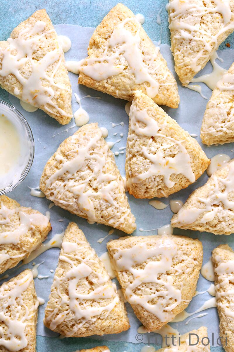 Meyer Lemon Cream Scones