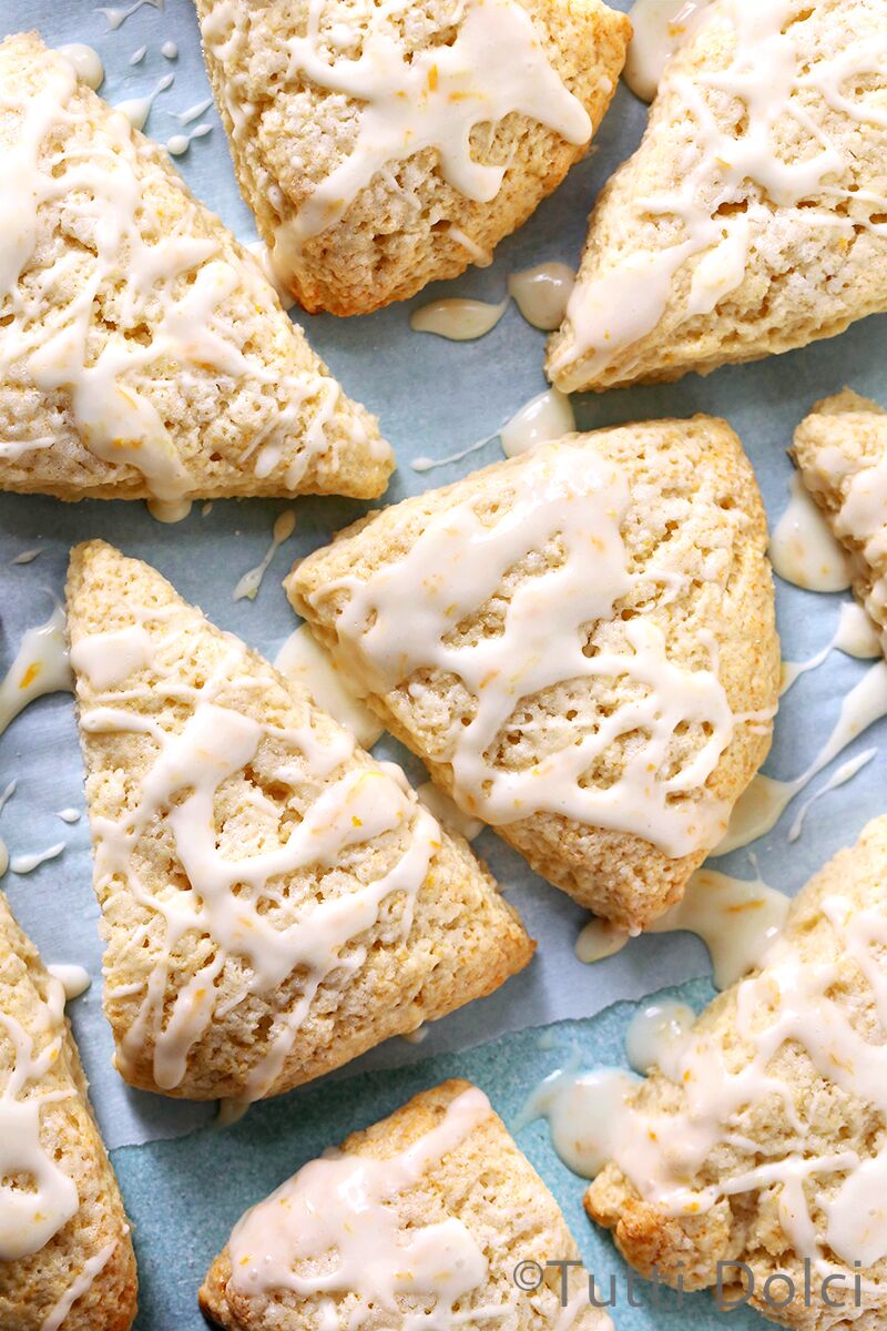 Meyer Lemon Cream Scones
