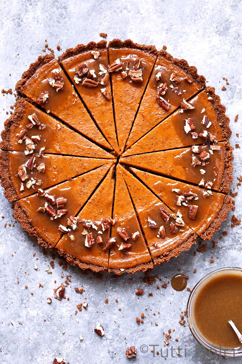 Pumpkin Biscoff Tart