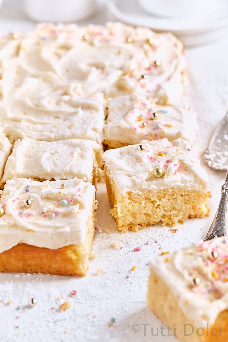 Meyer Lemon Sheet Cake