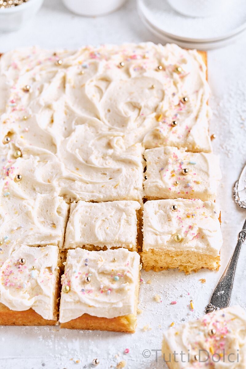 Meyer Lemon Sheet Cake