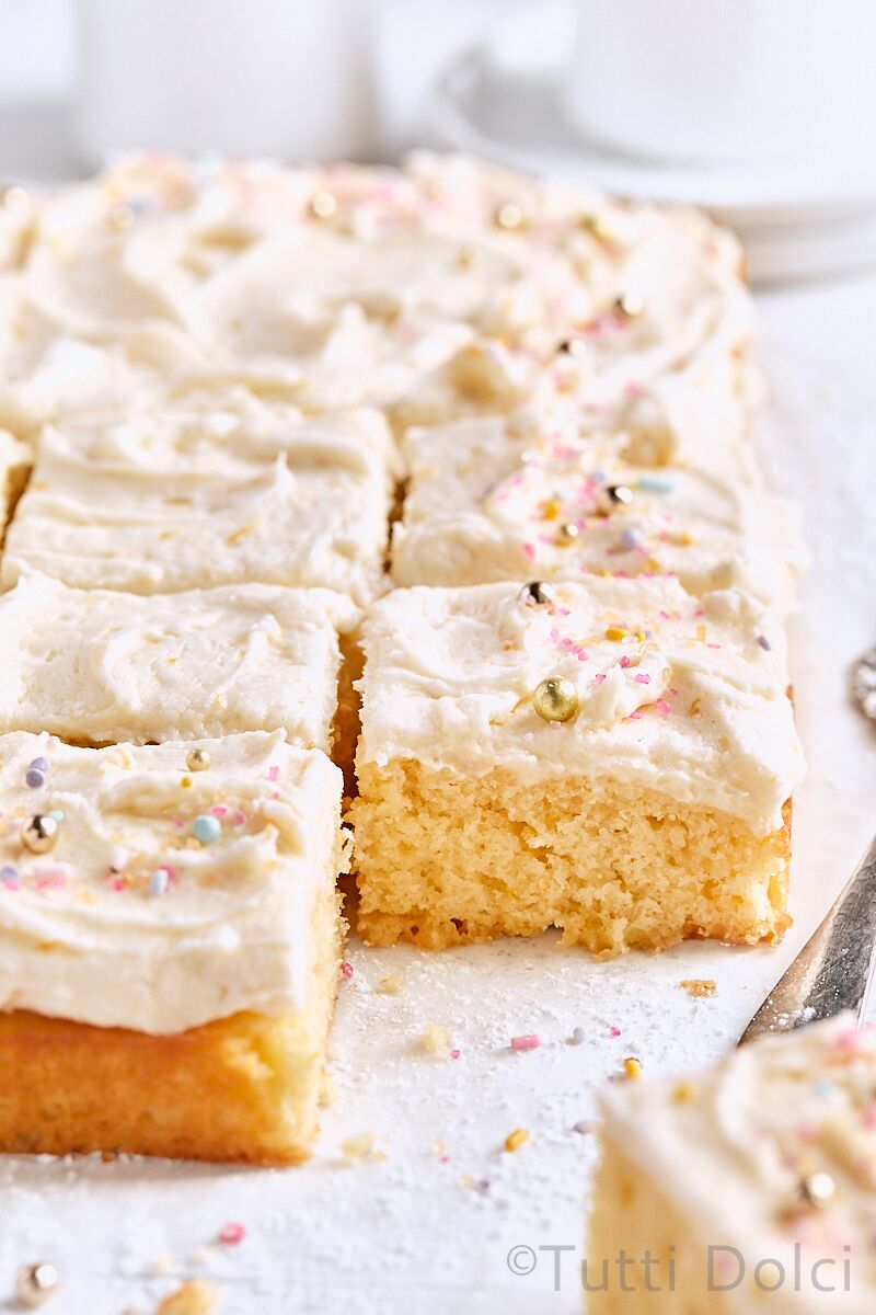 Meyer Lemon Sheet Cake