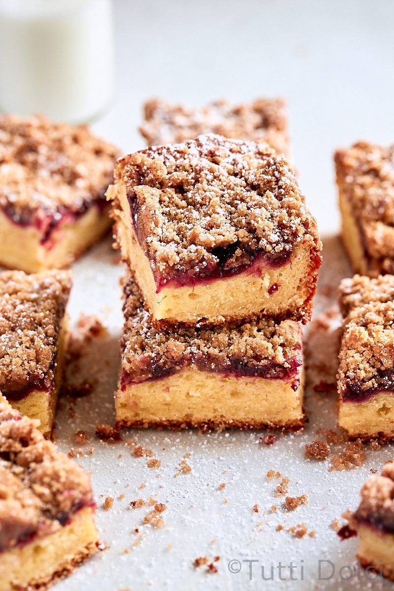 Brown Butter Cherry Coffee Cake